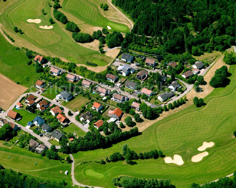 Aerial photograph Starzach - Grounds of the Golf course at in Starzach in the state Baden-Wuerttemberg, Germany