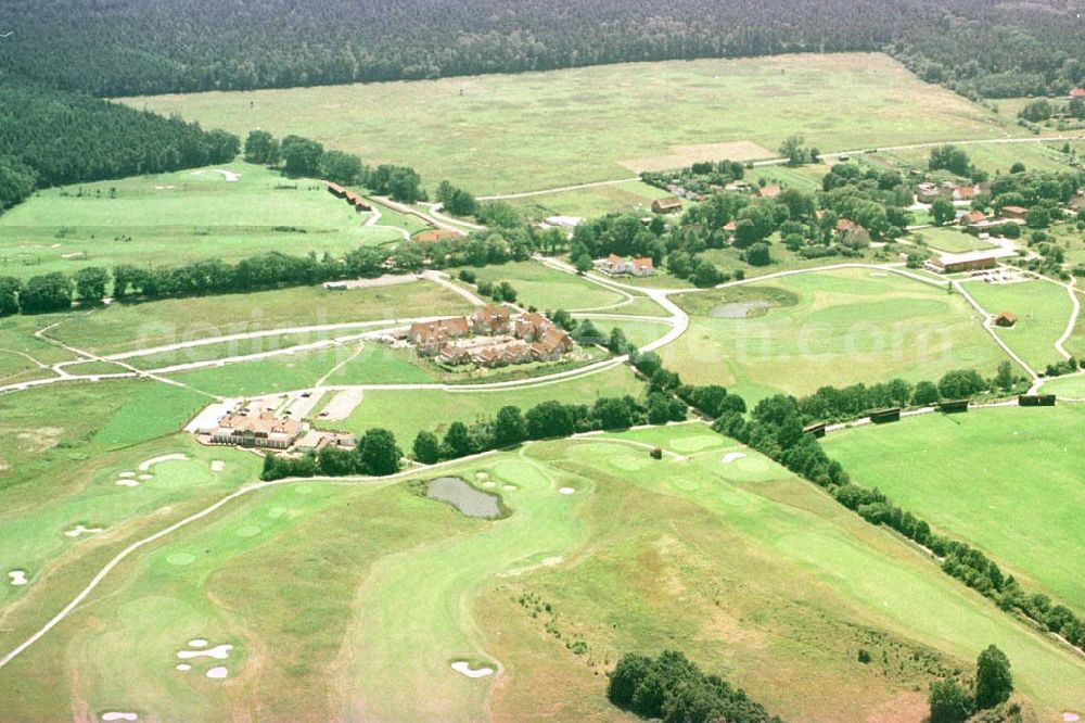 Strausberg / Brandenburg from above - Golfplatz Strausberg