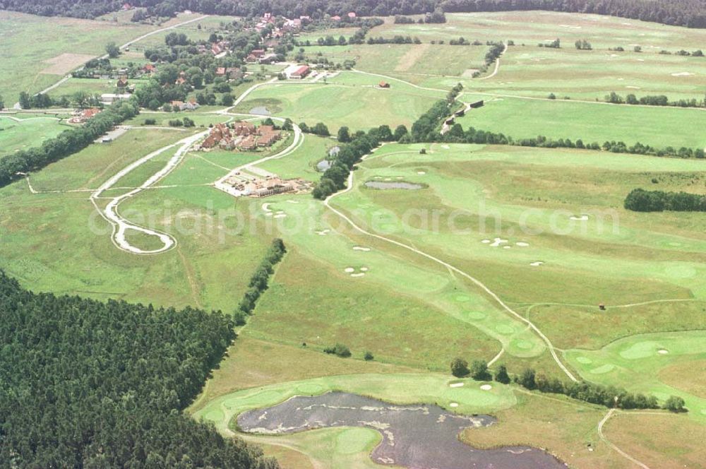 Strausberg / Brandenburg from the bird's eye view: Golfplatz Strausberg