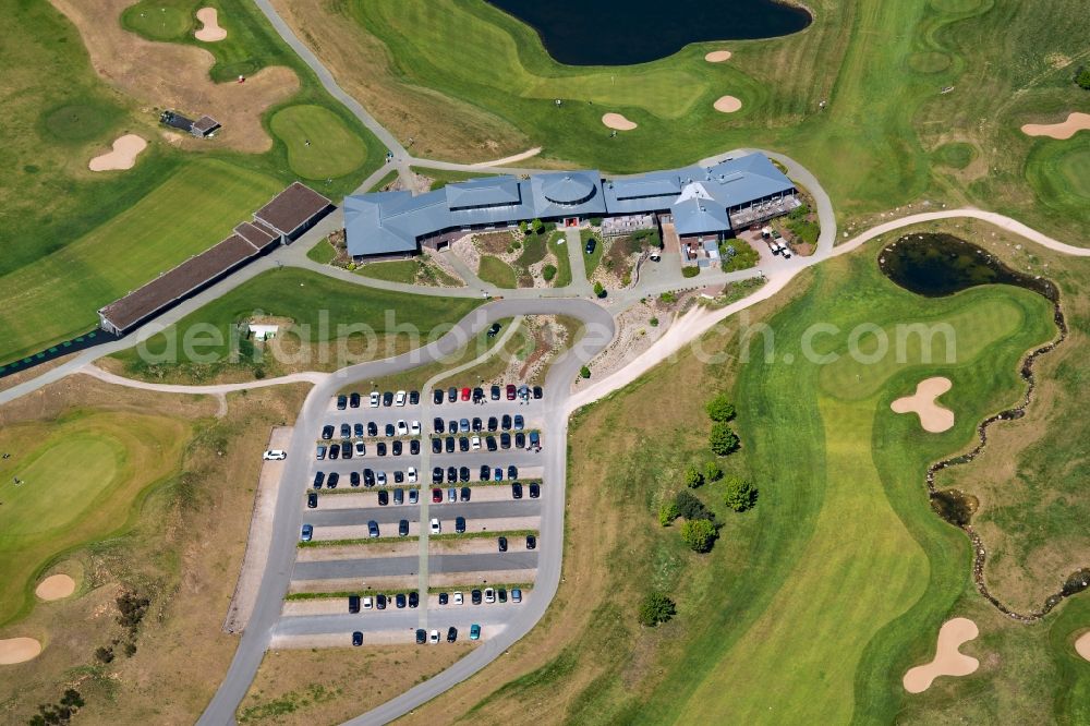 Gneven from above - Grounds of the Golf course at of WINSTONgolf GmbH on Kranichweg in Gneven in the state Mecklenburg - Western Pomerania, Germany