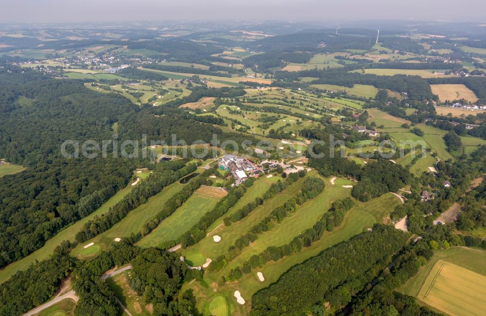 Sprockhövel from the bird's eye view: View of golf courses in Sprockhoevel in the state of North Rhine-Westphalia