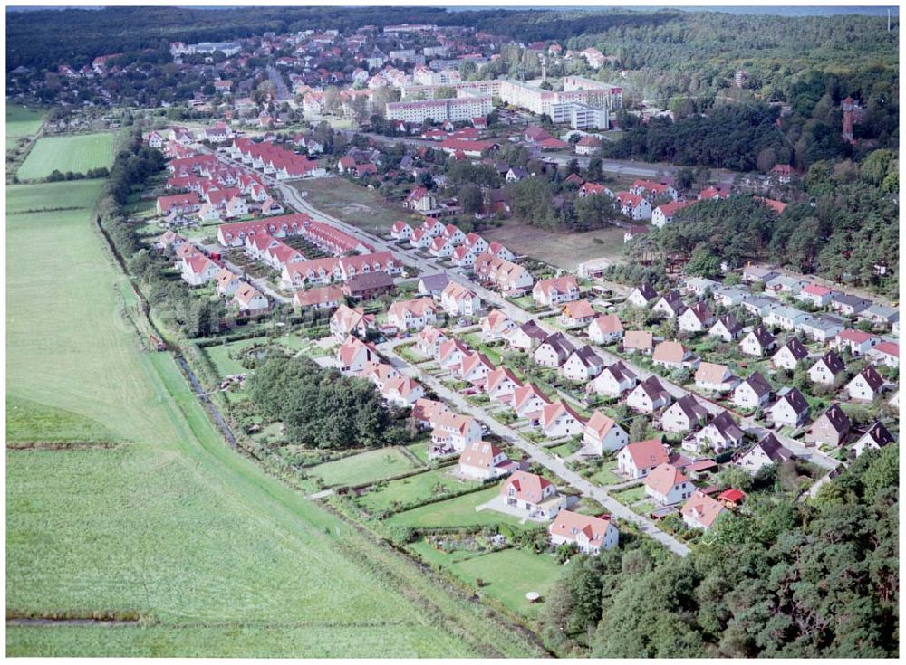 Aerial photograph Graal-Müritz / Mecklenburg Vorpommern - Wohnsiedlung Koppenheide der HAWO KG in Graal - Müritz Mecklenburg Vorpommern