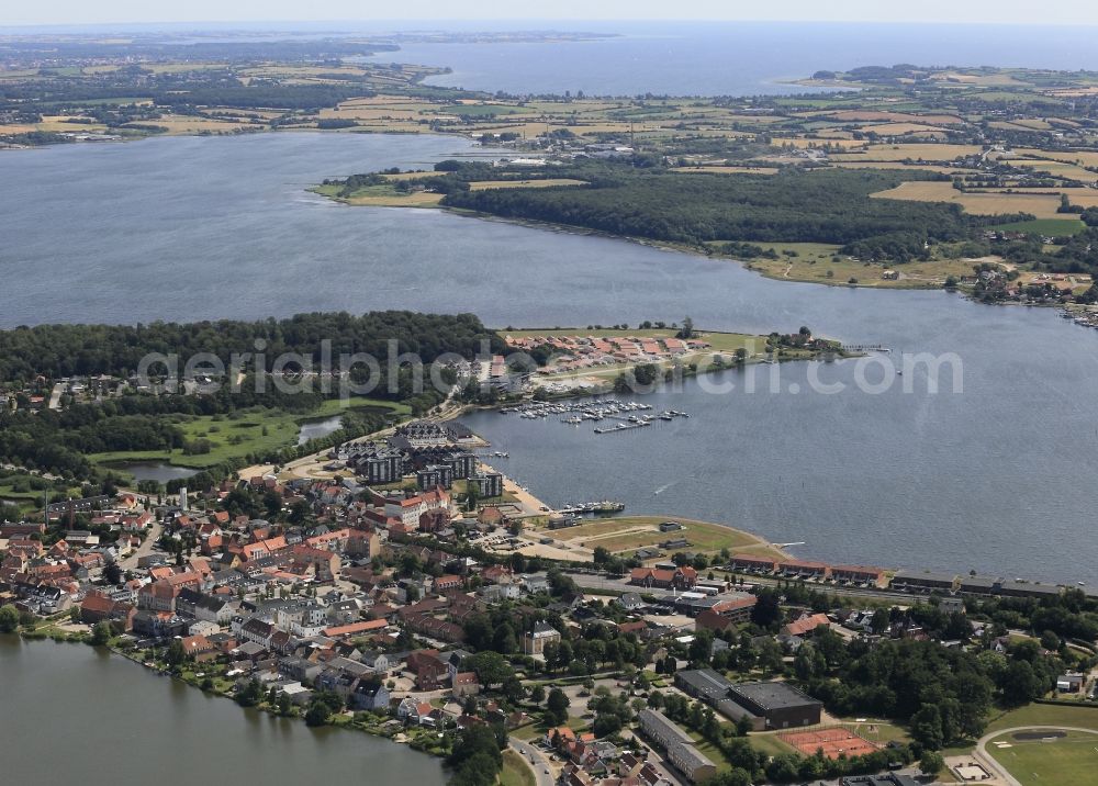 Aerial image Gråsten - Graasten in Denmark