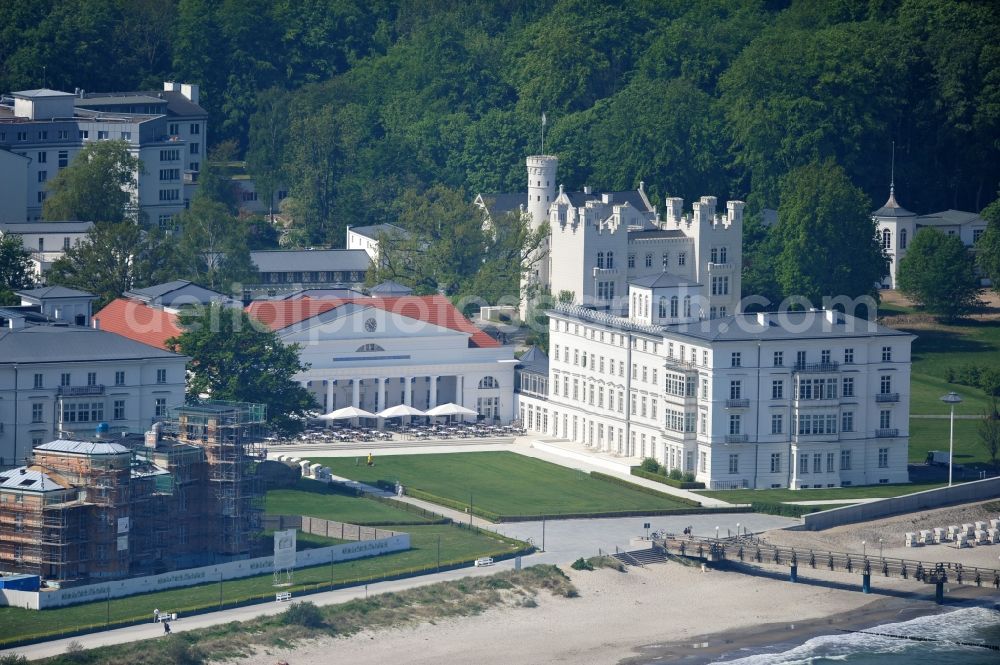 Aerial photograph Ostseebad Heiligendamm - Grand Hotel Heiligendamm with the Hohenzollern castle in Mecklenburg-Western Pomerania