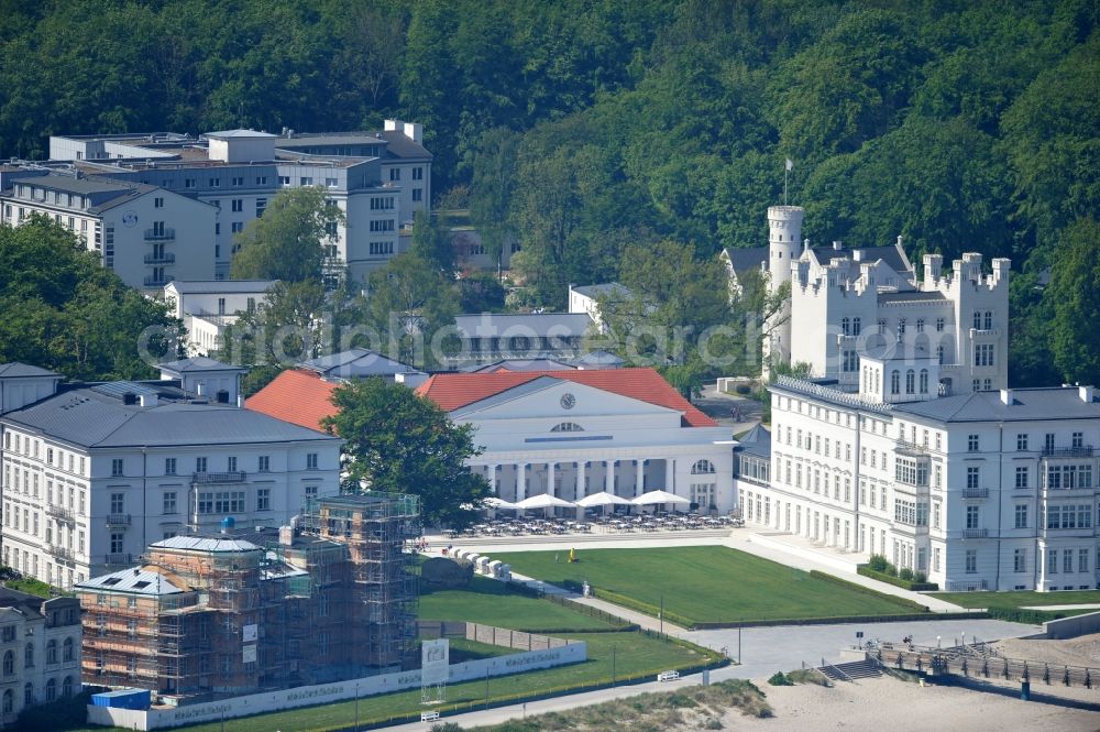 Ostseebad Heiligendamm from above - Grand Hotel Heiligendamm with the Hohenzollern castle in Mecklenburg-Western Pomerania