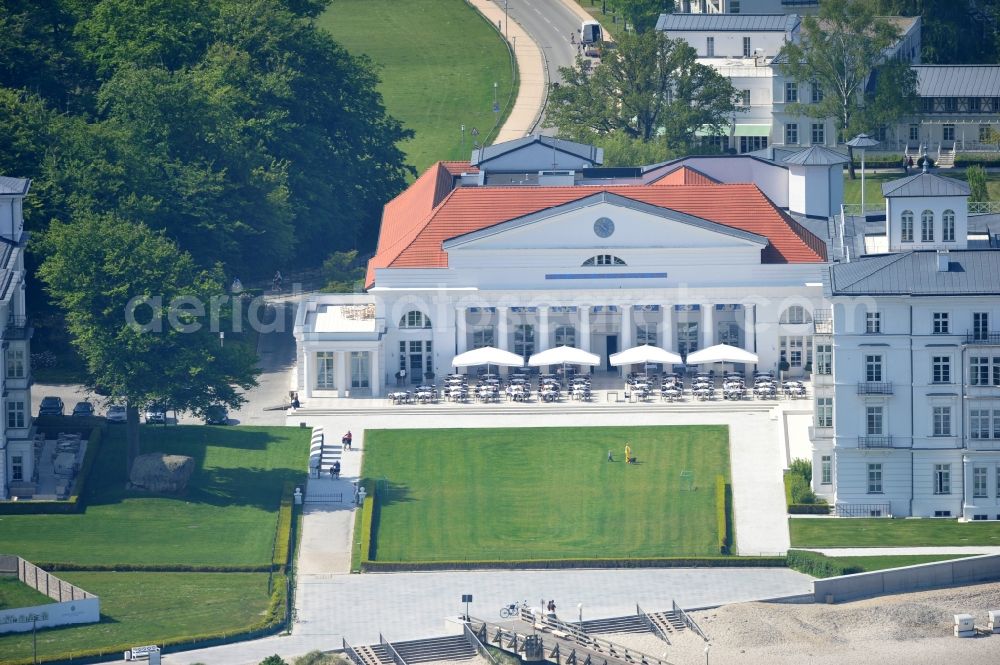 Aerial photograph Ostseebad Heiligendamm - Grand Hotel Heiligendamm with the Hohenzollern castle in Mecklenburg-Western Pomerania