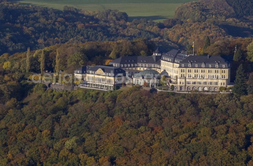 Aerial image Königswinter - View of the former government guest house on the Petersberg near Königsberg. Until 1952 it was the seat of the Allied High Commission