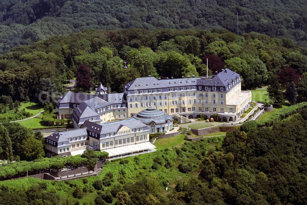 Königswinter from the bird's eye view: View of the former government guest house on the Petersberg near Königsberg. Until 1952 it was the seat of the Allied High Commission