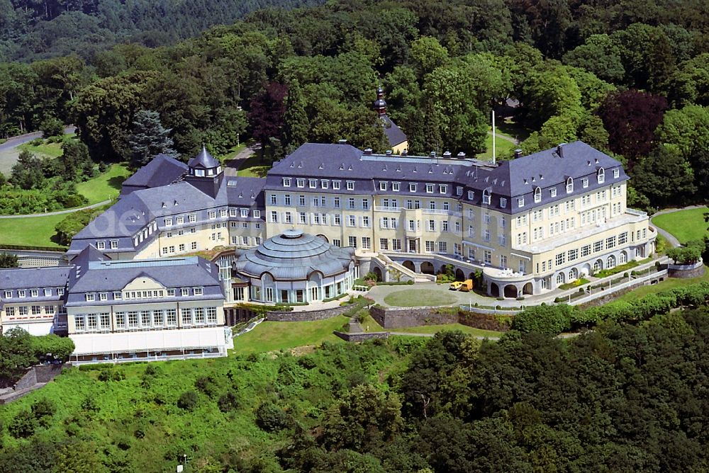 Aerial image Königswinter - View of the former government guest house on the Petersberg near Königsberg. Until 1952 it was the seat of the Allied High Commission