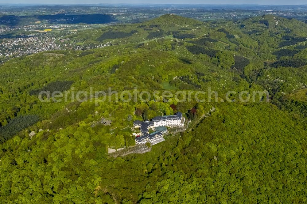 Aerial image Königswinter - View of the former government guest house on the Petersberg near Königsberg. Until 1952 it was the seat of the Allied High Commission