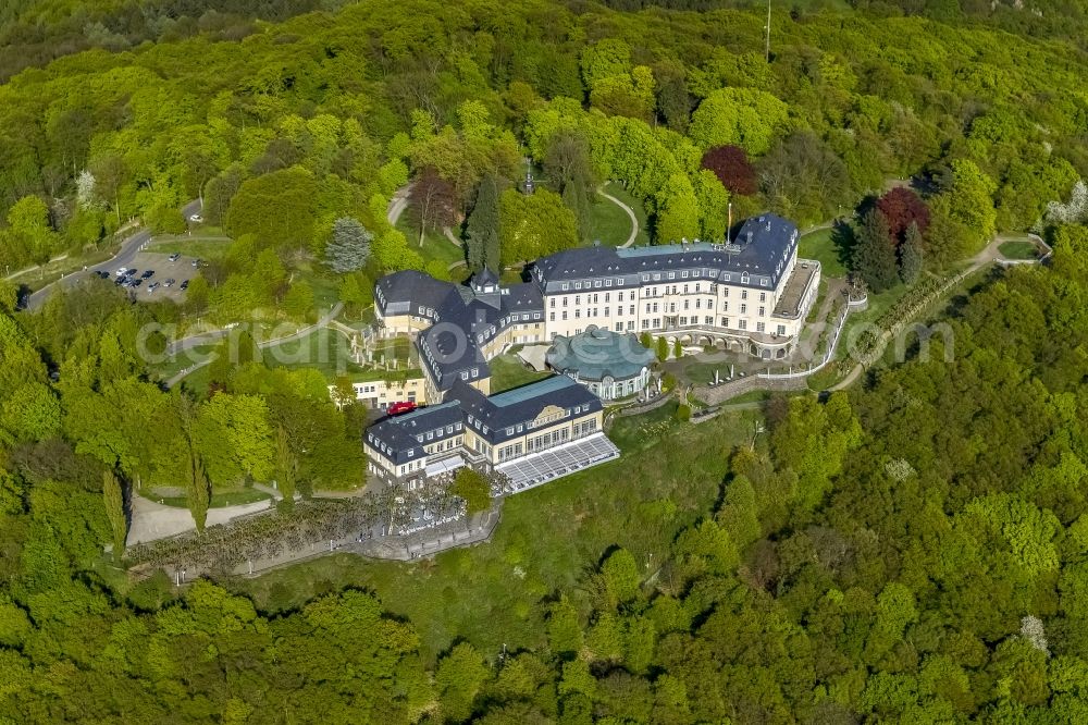 Aerial photograph Königswinter - View of the former government guest house on the Petersberg near Königsberg. Until 1952 it was the seat of the Allied High Commission