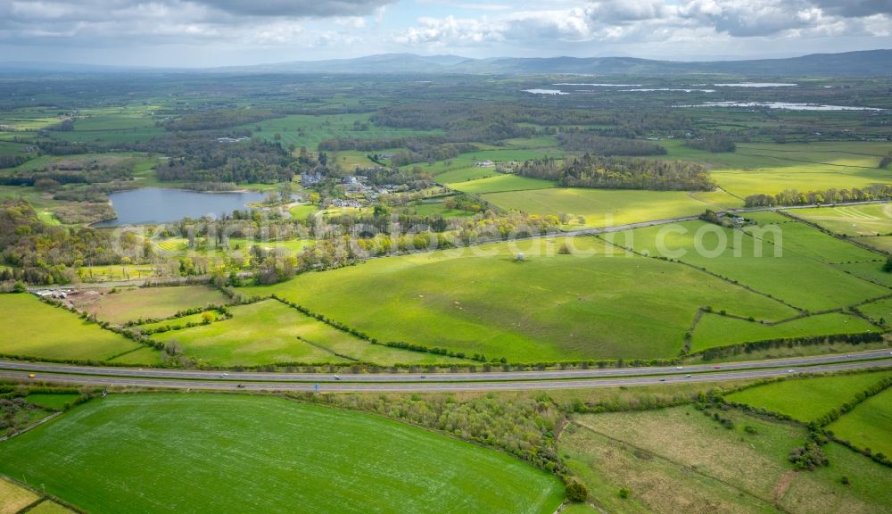 Aerial photograph Carane - Structures of a field landscape in Carane in Clare, Ireland