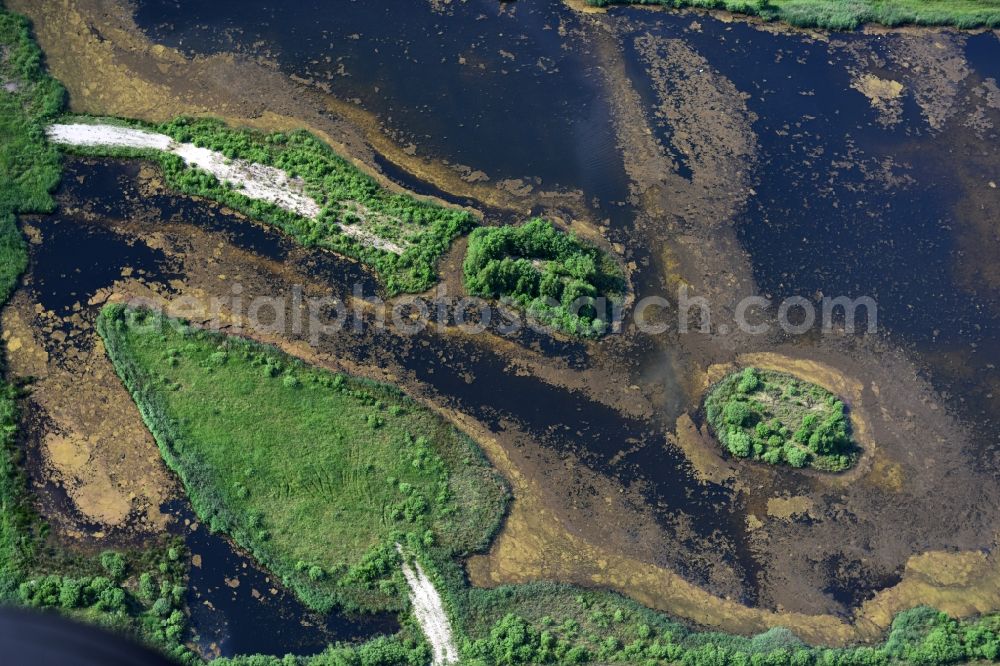 Drage from the bird's eye view: Structures of a field landscape in Drage in the state Lower Saxony