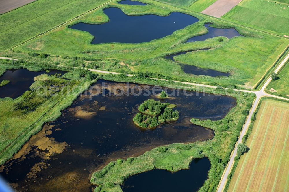 Drage from the bird's eye view: Structures of a field landscape in Drage in the state Lower Saxony