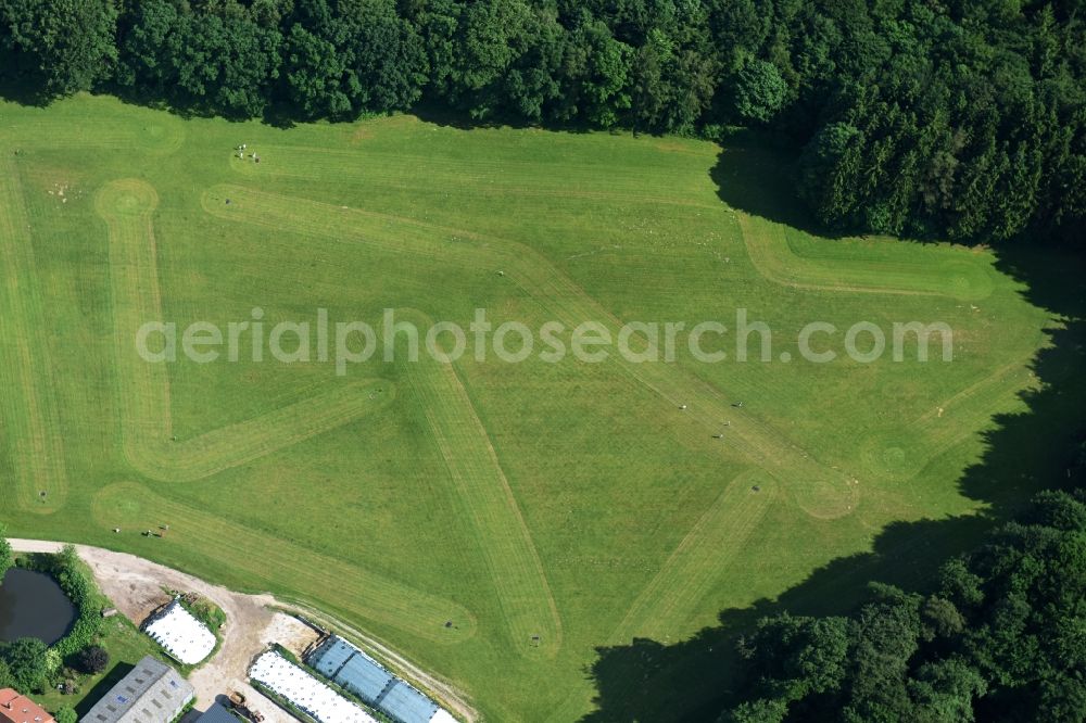 Aerial image Itzehoe - Structures of a field landscape in Itzehoe in the state Schleswig-Holstein