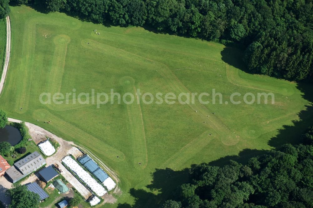 Aerial photograph Itzehoe - Structures of a field landscape in Itzehoe in the state Schleswig-Holstein