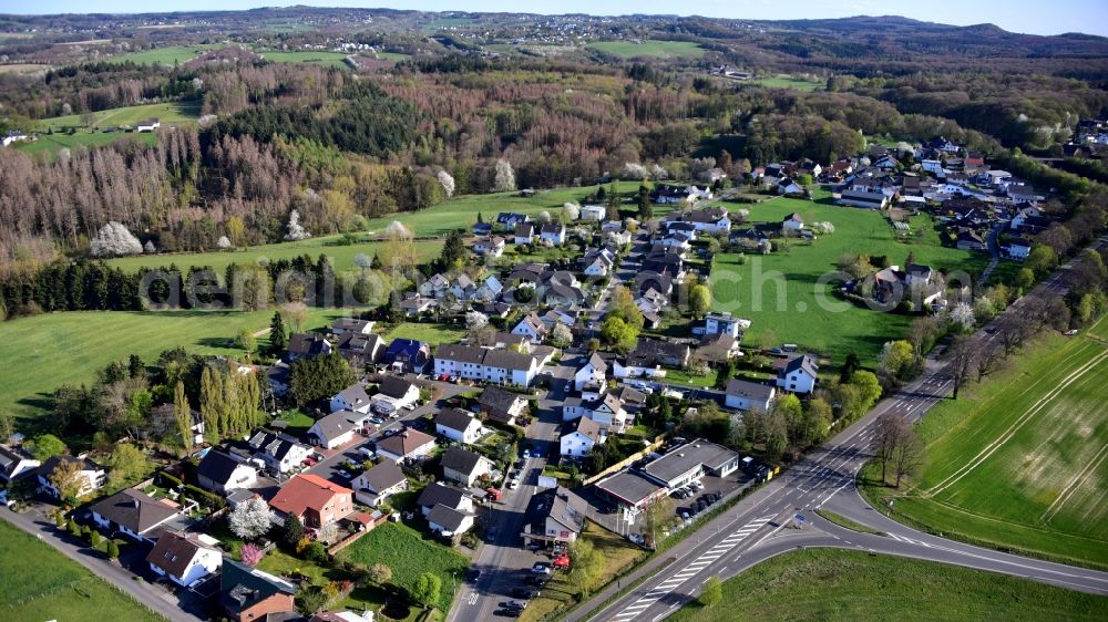 Königswinter from above - Graefenhohn in the state North Rhine-Westphalia, Germany