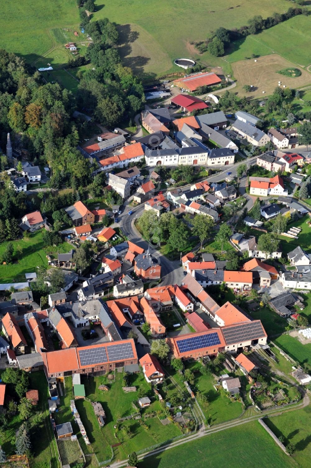 Görkwitz from the bird's eye view: Goerkwitz in the state Thuringia