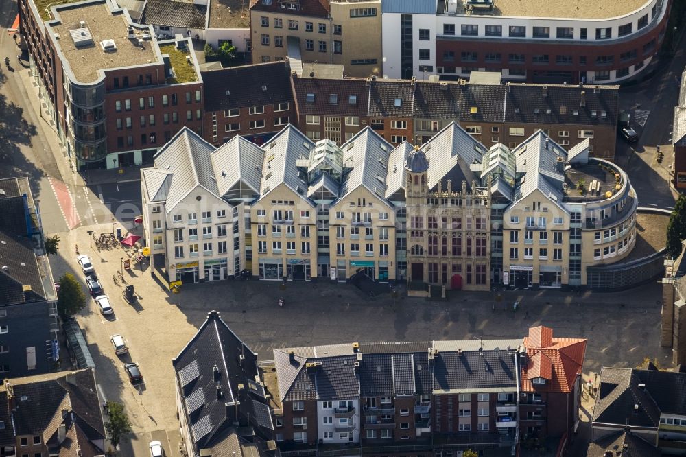 Wesel from above - View of the square Grosser Markt in Wesel in the state North Rhine-Westphalia