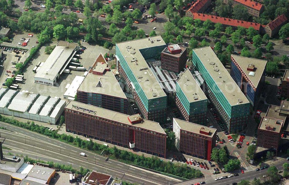 Berlin-Reinickendorf from above - Grundig-Werk in Reinickendorf