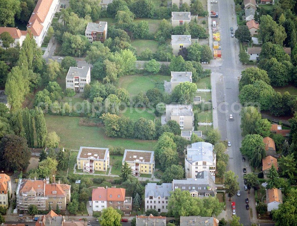 Berlin - Pankow from above - Grundstück Waldstraße 10-12 / Kuckhoffstraße 23 der EDR GmbH in Berlin - Pankow.