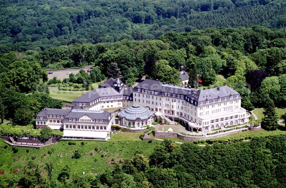 Bonn from above - Gästehaus der Bundesregierung auf dem Bonner Petersberg. Ort: Bonn Datum: 26.05.03