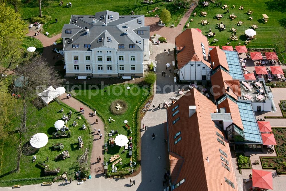 Hamm OT Kump from above - View of Gut Kump in Hamm in the state of North Rhine-Westphalia