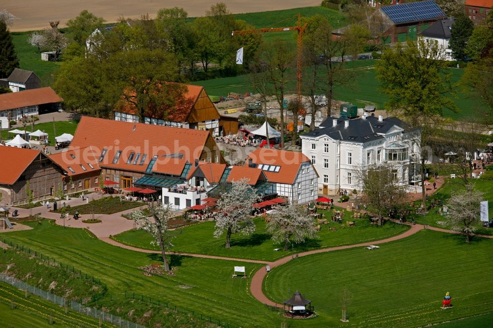 Hamm OT Kump from the bird's eye view: View of Gut Kump in Hamm in the state of North Rhine-Westphalia