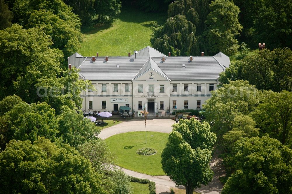 Rechlin OT Boek from the bird's eye view: View of the farm house Boek in Rechlin in the state of Mecklenburg-West Pomerania