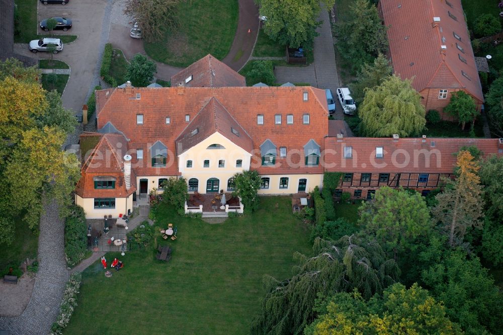 Aerial image Vipperow - View of the farm house Solzow in Vipperow in the state Mecklenburg - Western Pomerania