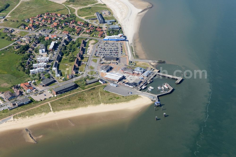 Aerial image List - Port facilities on the seashore of the North Sea in List in the state Schleswig-Holstein