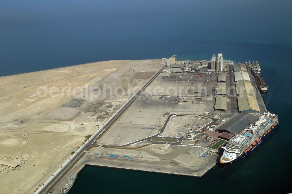 Abu Dhabi From Above Abu Dhabi Cruise Terminal With Mein