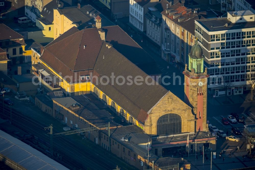 Aerial image Hagen - Hagen Central train station in North Rhine-Westphalia, Germany