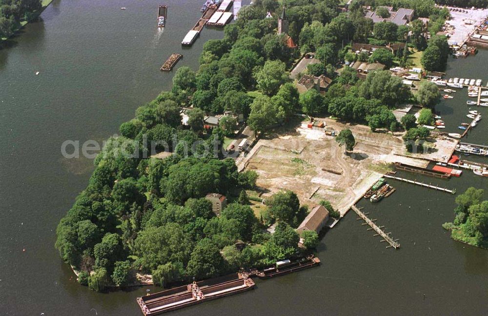 Aerial image Berlin - Friedrichshain - Halbinsel Alt-Stralau.