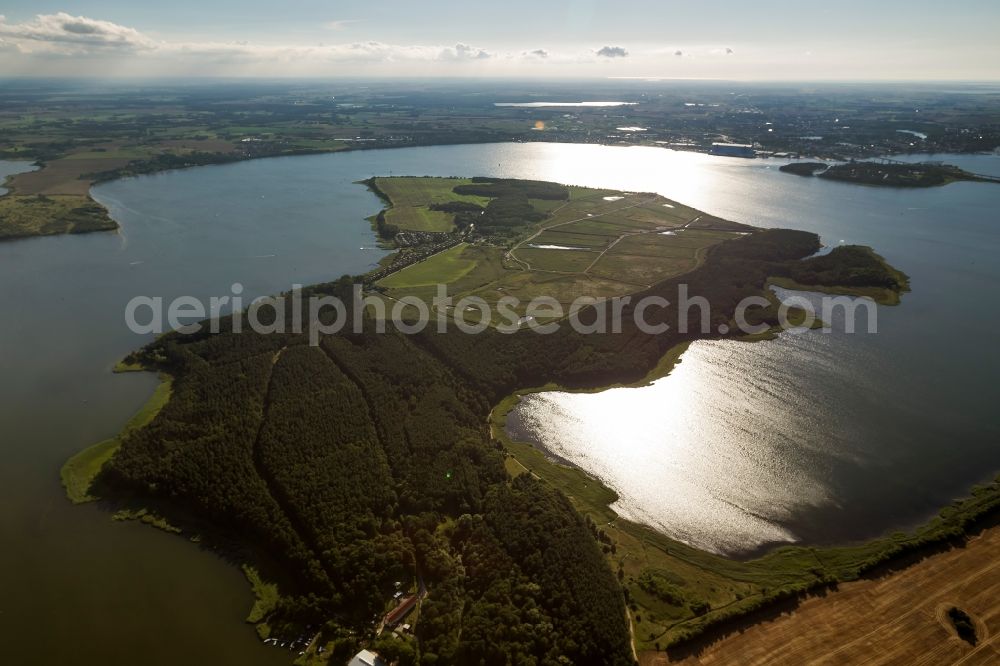 Aerial image Gustow OT Drigge - View of the peninsula Drigge in Gustow on the island Ruegen in Mecklenburg-West Pomerania