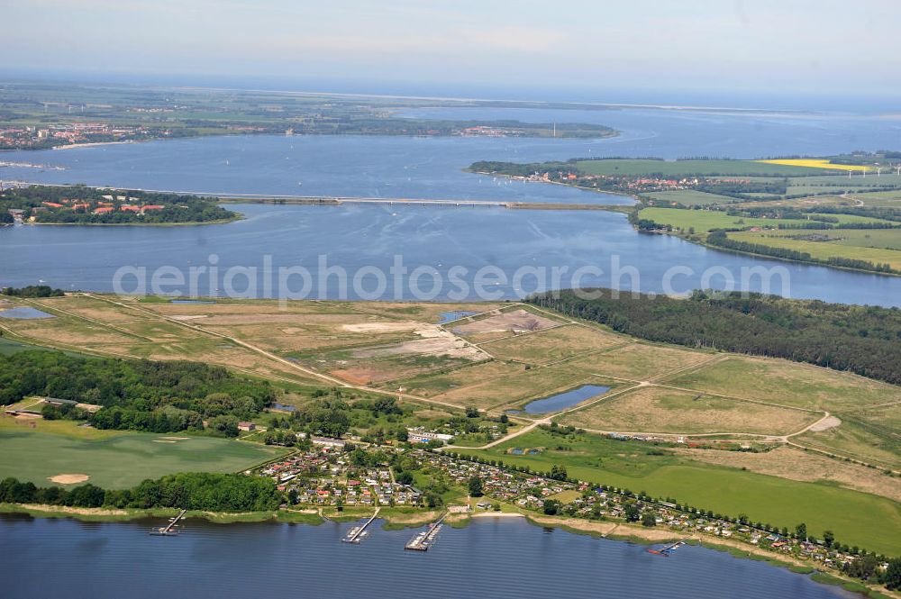 Aerial photograph Drigge - Die Halbinsel Drigge befindet sich zwischen der Niederung der Melow und der Küste zum Strelasund in Mecklenburg-Vorpommern. The paninsula Drigge in Mecklenburg-Western Pomerania.