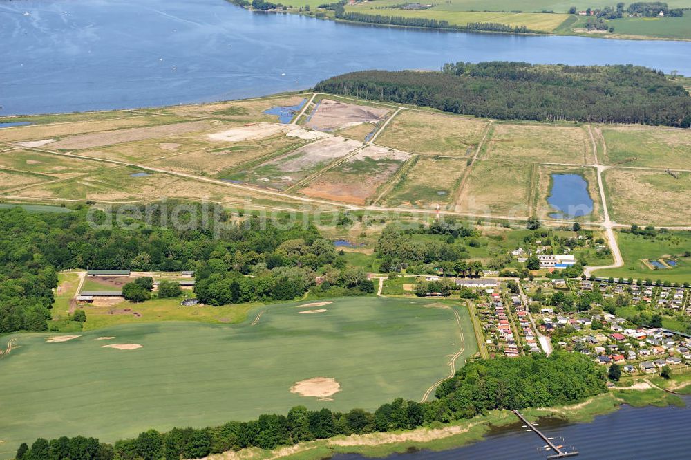 Drigge from the bird's eye view: Die Halbinsel Drigge befindet sich zwischen der Niederung der Melow und der Küste zum Strelasund in Mecklenburg-Vorpommern. The paninsula Drigge in Mecklenburg-Western Pomerania.