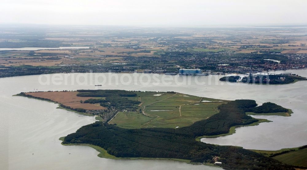 Aerial image Drigge - Drigge peninsula of Rügen in Mecklenburg-Western Pomerania