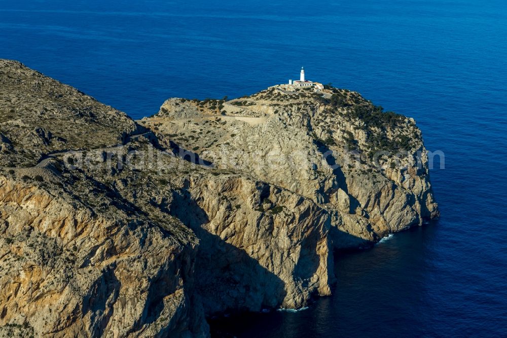 Pollenca from above - Peninsula Formentor with Cape in Pollenca in Balearische Insel Mallorca, Spain