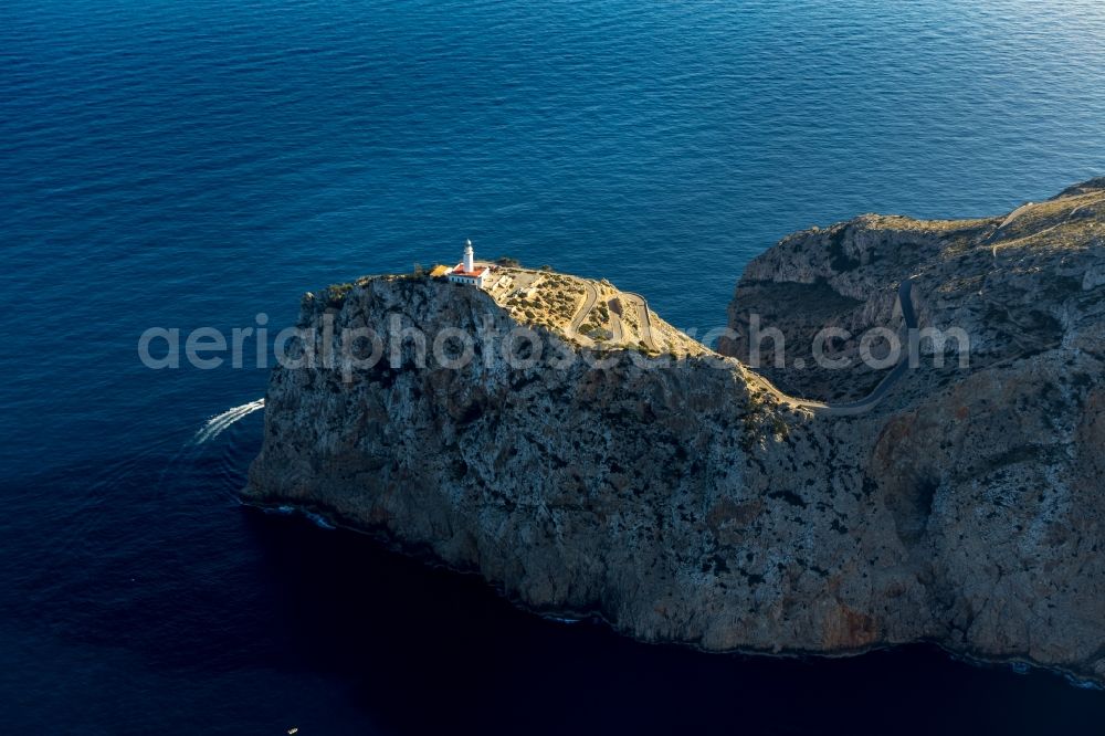 Pollenca from above - Peninsula Formentor with Cape in Pollenca in Balearische Insel Mallorca, Spain