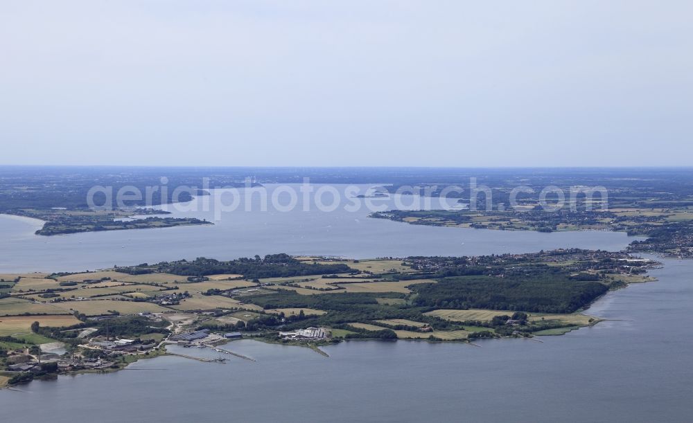 Aerial image Sonderburg - Peninsula Skelde in Denmark