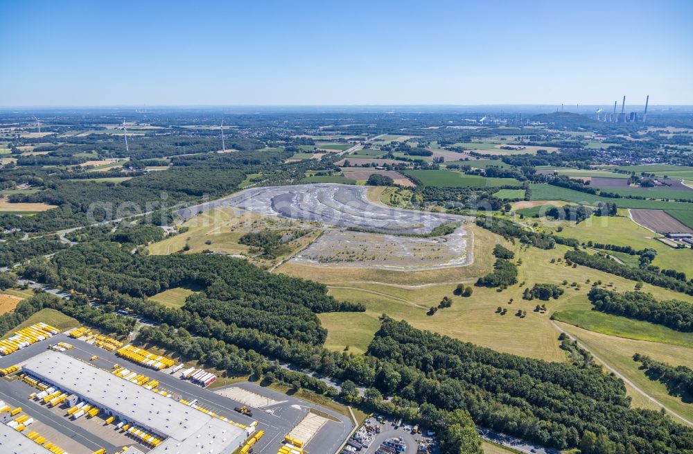 Aerial image Dorsten - Acclivity Huerfeld in Dorsten in the state of North Rhine-Westphalia