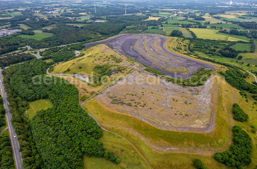 Aerial photograph Dorsten - Acclivity Huerfeld in Dorsten in the state of North Rhine-Westphalia