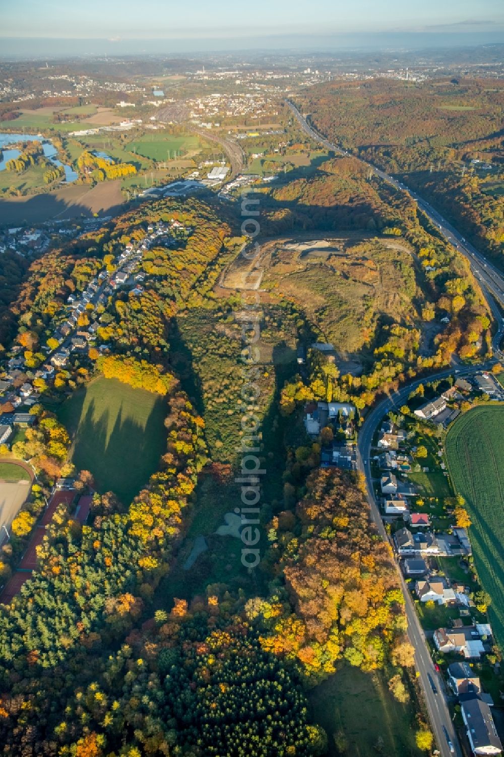 Aerial image Wetter (Ruhr) - Halde Tonsberg in Wetter (Ruhr) in the state North Rhine-Westphalia