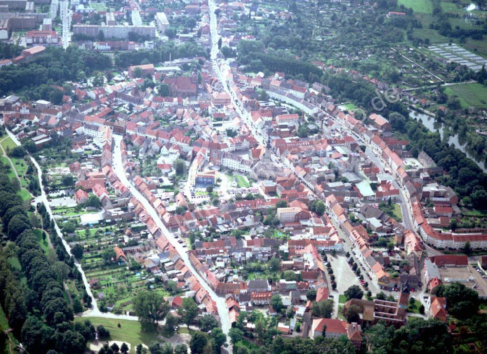 Aerial image Haldensleben - 16.08.2002 Haldensleben in Sachsen - Anhalt