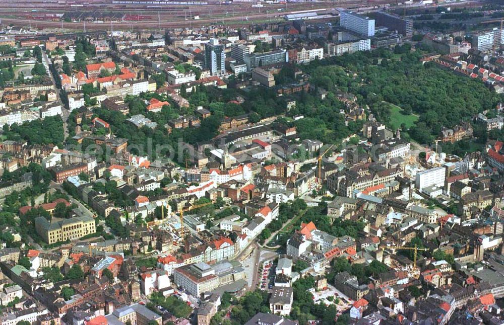 Halle / Saale from the bird's eye view: Halle / Saale