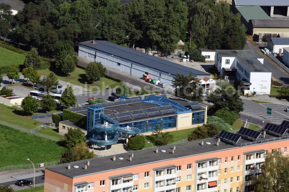 Kamenz from above - Indoor swimming pool in Kamenz in the state of Saxony