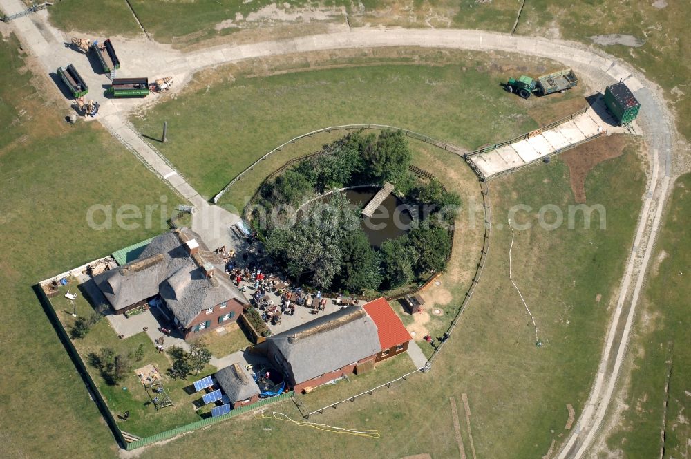 Aerial photograph Pellworm - Hallig Suedfall in Pellworm in Schleswig-Holstein. Wadden Sea at low tide. Top Pellworm