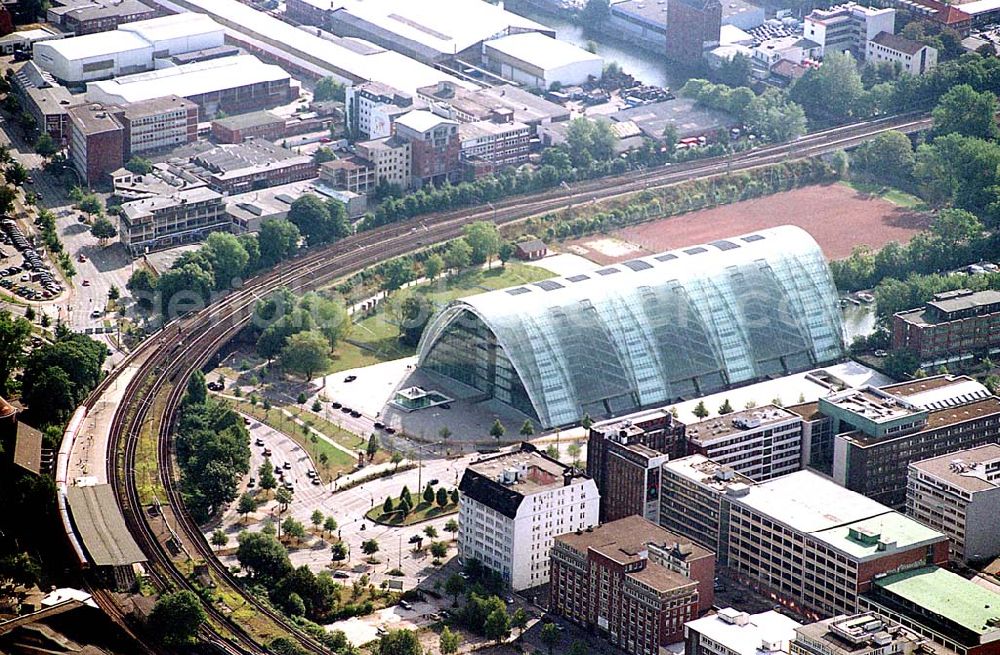 Aerial image Hamburg - Hamburg Blick auf Am Berliner Tor / Büro- und Geschäftshausneubau in Hamburg. Architekt: Bothe, Richter, Teherani, Hamburg, Bauherr: Becken Investitionen und Vermögensverwaltung Bauzeit: August 1998 - Ende 2001