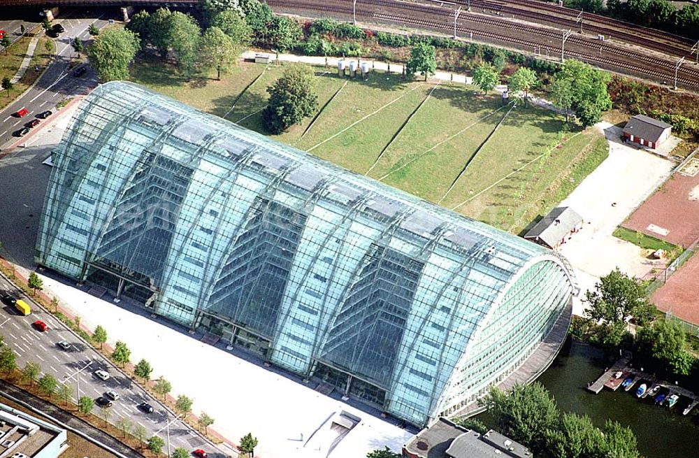 Aerial image Hamburg - Hamburg Blick auf Am Berliner Tor / Büro- und Geschäftshausneubau in Hamburg. Architekt: Bothe, Richter, Teherani, Hamburg, Bauherr: Becken Investitionen und Vermögensverwaltung Bauzeit: August 1998 - Ende 2001